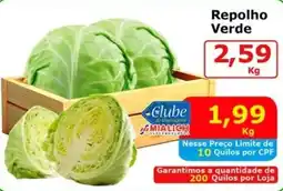 Mialich Supermercados Repolho Verde oferta