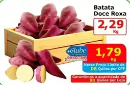 Mialich Supermercados Batata Doce Roxa oferta