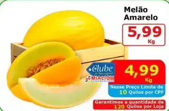 Mialich Supermercados Melão Amarelo oferta