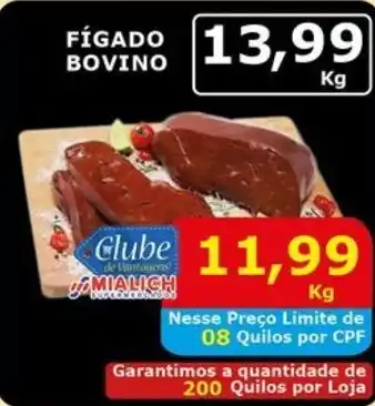 Mialich Supermercados Fígado bovino oferta