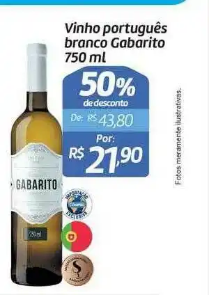 Comper Vinho Português Branco Gabarito 50% De Descuento oferta