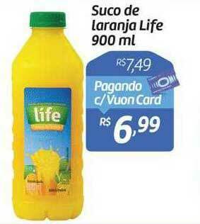 Comper Suco De Laranja Life oferta