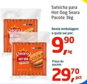 Tenda Atacado Salsicha para Hot Dog Seara Pacote oferta