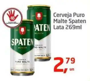 Tenda Atacado Cerveja Puro Malte Spaten Lata oferta