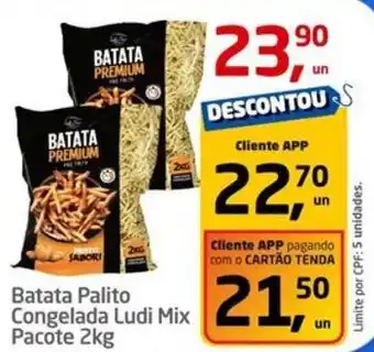 Tenda Atacado Batata Palito Congelada Ludi Mix Pacote oferta