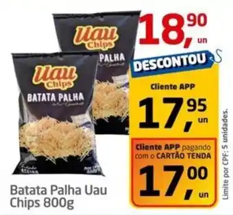 Tenda Atacado Batata Palha Uau Chips oferta