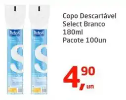 Tenda Atacado Copo Descartável Select Branco oferta