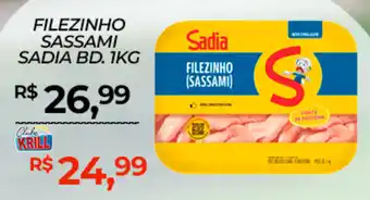 Rede Krill Filezinho sassami sadia bd. oferta