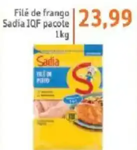 Sonda Filé de frango Sadia IQF pacote oferta