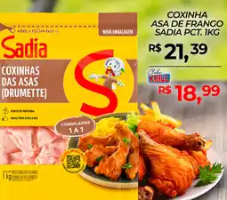 Rede Krill Coxinha asa de frango sadia pct. oferta