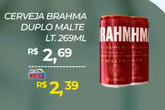 Rede Krill Cerveja brahma duplo malte oferta