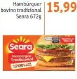 Sonda Hamborger bovino tradicional Seara oferta