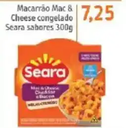 Sonda Macarrão Mac & Cheese congelado Seara sabores oferta