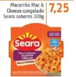 Sonda Macarrão Mac & Cheese congelado Seara sabores oferta