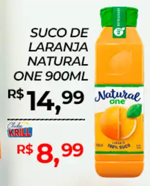 Rede Krill Suco de laranja natural one oferta