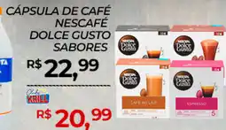 Rede Krill Cápsula de café nescafé dolce gusto sabores oferta