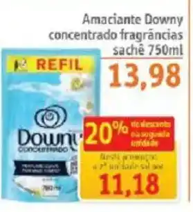 Sonda Amaciante Downy concentrado fragrâncias sache oferta