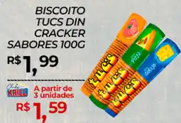 Rede Krill Biscoito tucs din cracker sabores oferta