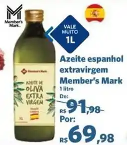 Sam's Club Azeite espanhol extravirgem Member's Mark oferta