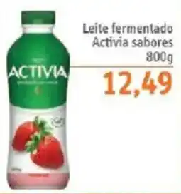 Sonda Leite fermentado Activia sabores oferta