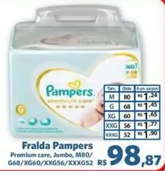 Sam's Club Fralda Pampers oferta