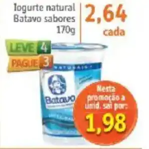 Sonda Iogurte natural Batavo sabores oferta