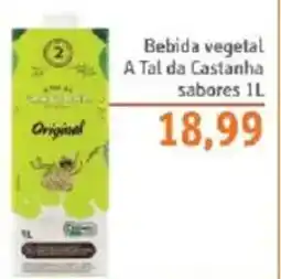 Sonda Bebida vegetal A Tal da Castanha sabores oferta