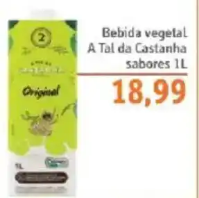 Sonda Bebida vegetal A Tal da Castanha sabores oferta