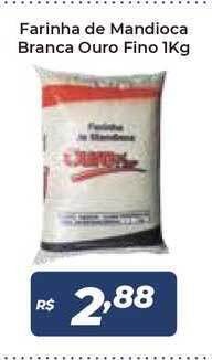 Atakarejo Farinha De Mandioca Branca Ouro Fino 1kg oferta