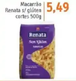 Sonda Macarrão Renata s/glúten cortes oferta