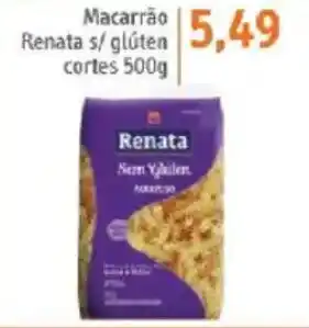 Sonda Macarrão Renata s/glúten cortes oferta