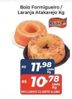 Atakarejo Bolo Formigueiro Laranja Atakarejo 1kg oferta