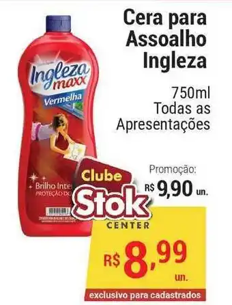 Cera Para Assoalho Ingleza 750ml