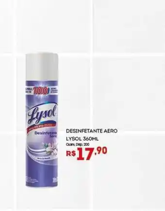 Bistek Supermercados Desinfetante Aero Lysol 360ml oferta