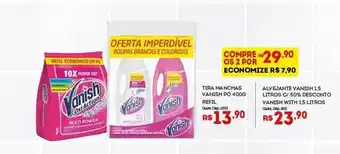 Bistek Supermercados Tira Manchas Vanish Pó Refil Alvejante Vanish 50% Desconto Vanish With 1.5 Litros oferta