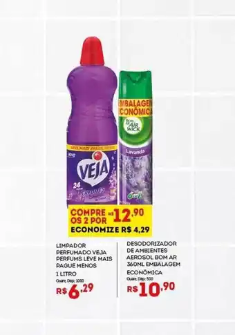 Bistek Supermercados Limpardor Perfumado Veja Perfums Desodorizador De Ambientes Aerosol Bom Ar Emabalagem oferta