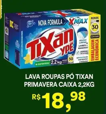 Supermercado Porecatu Lava roupas pó tixan primavera caixa oferta