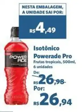 Sam's Club Isotônico Powerade Pro oferta