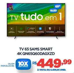 DB Supermercados Tv 65 sams smart 4K QN65Q60DAGXZD oferta