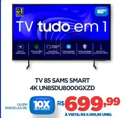 DB Supermercados Tv 85 sams smart 4k UN85DU8000GXZD oferta