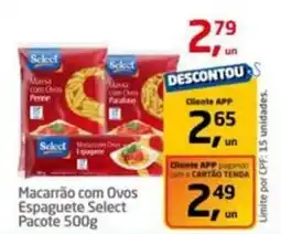 Tenda Atacado Macarrão com Ovos Espaguete Select Pacote oferta