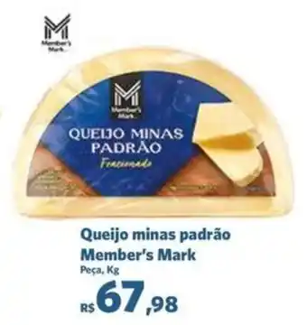 Sam's Club Queijo minas padrão Member's Mark Peça, oferta