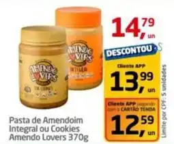 Tenda Atacado Pasta de Amendoim Integral ou Cookies Amendo Lovers oferta