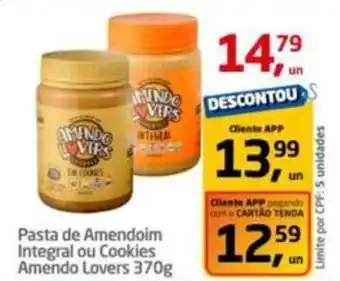 Tenda Atacado Pasta de Amendoim Integral ou Cookies Amendo Lovers oferta