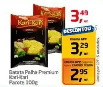 Tenda Atacado Batata Palha Premium Kari-Kari Pacote oferta