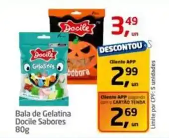 Tenda Atacado Bala de Gelatina Docile Sabores oferta