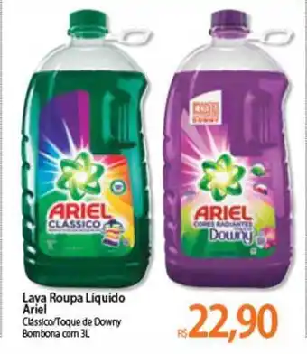 Atacadão Lava Roupa Líquido Ariel 3L oferta