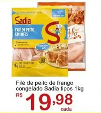 Giga AtacadoOFFLINE Filé de peito de frango congelado Sadia tipos oferta