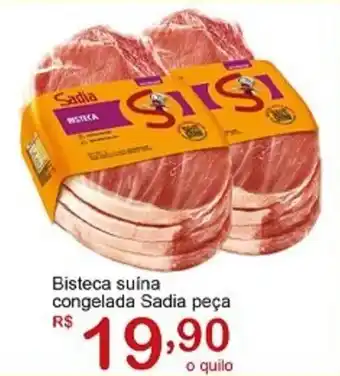 Giga AtacadoOFFLINE Bisteca suína congelada Sadia peça oferta