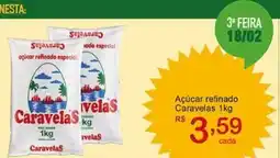 Giga AtacadoOFFLINE Açúcar refinado Caravelas oferta